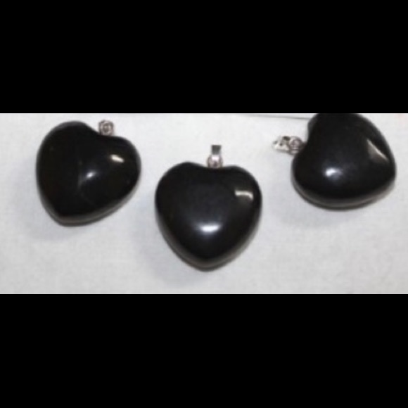 Shungite Heart Necklace - Picture 7 of 8